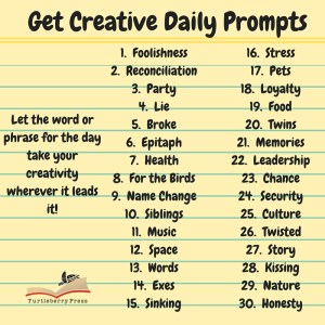 April 2016 Writing Prompts